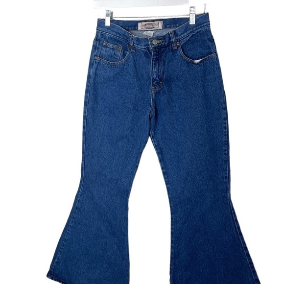 VINTAGE Andrew’s Blues 70’s Bell Bottom Jeans Women’s Size 28 - Picture 3 of 7
